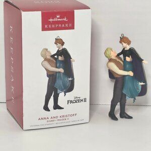 2022 Hallmark Keepsake Anna and Kristoff Disney Frozen 2 Christmas Tree Ornament